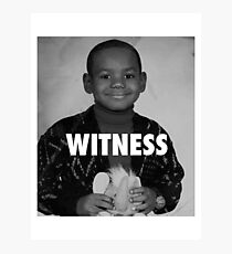 LeBron James (Witness) Photographic Print