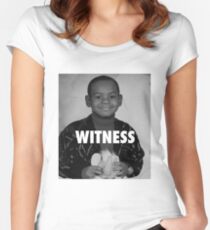 LeBron James (Witness) Women's Fitted Scoop T-Shirt