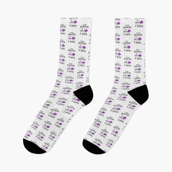 Item preview, Easily distracted by cats and books.  designed and sold by HappyIke.