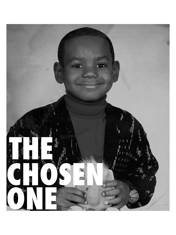 "LeBron James (The Chosen One)" by iixwyed | Redbubble