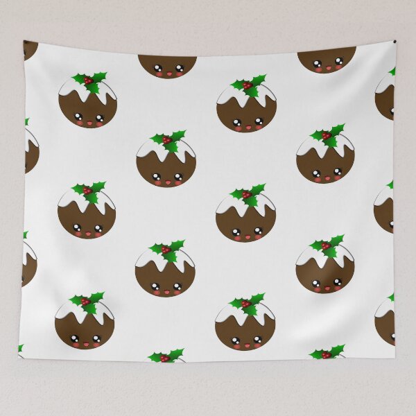 Item preview, Kawaii Christmas Pudding designed and sold by EnchantedDreamr.