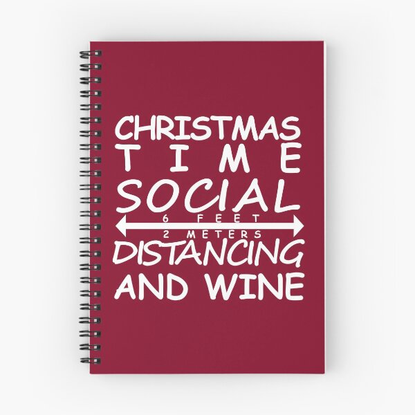 Item preview, Christmas Time Social Distancing And Wine designed and sold by DannyAndCo.