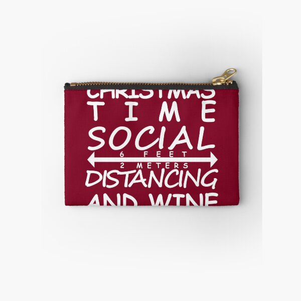 Item preview, Christmas Time Social Distancing And Wine designed and sold by DannyAndCo.