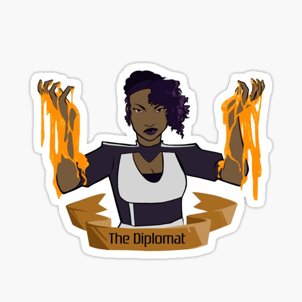 Diplomat Crest Sticker
