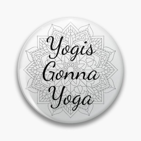 Item preview, Yogis Gonna Yoga with Mandala designed and sold by HighBrowDesigns.