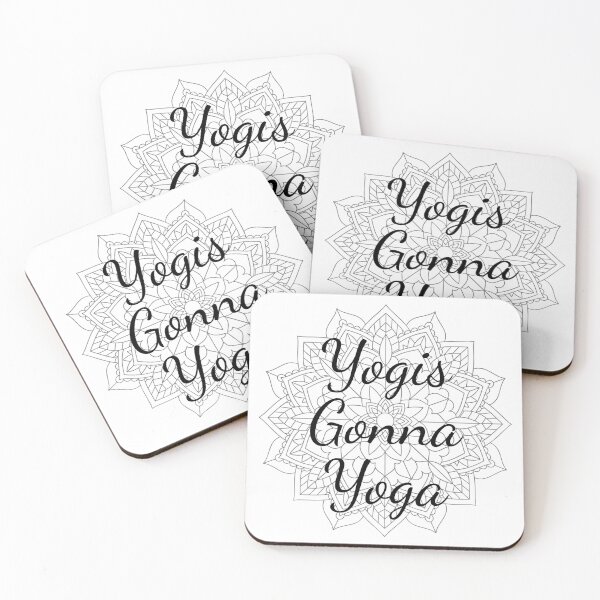 Item preview, Yogis Gonna Yoga with Mandala designed and sold by HighBrowDesigns.