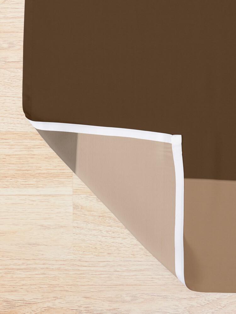 Alternate view of Med Brown Gradient Shower Curtain