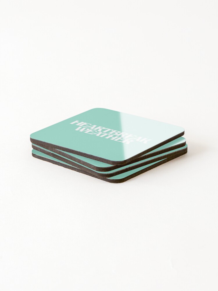 Thumbnail 4 of 5, Coasters (Set of 4), Heartbreak Weather designed and sold by RafaTakami.