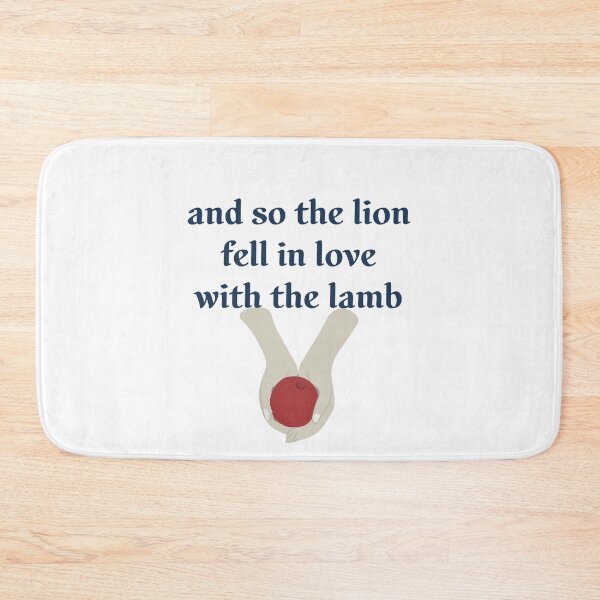 Item preview, And So the Lion Fell in Love with the Lamb designed and sold by ClaraMceneff.