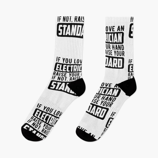 Item preview, if you love an electrician raise your hand if not, raise your standard designed and sold by JaMatt1983.