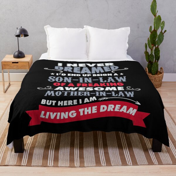 Item preview, funny quotes on mother in law I Never Dreamed son in law designed and sold by tinypurpleland.
