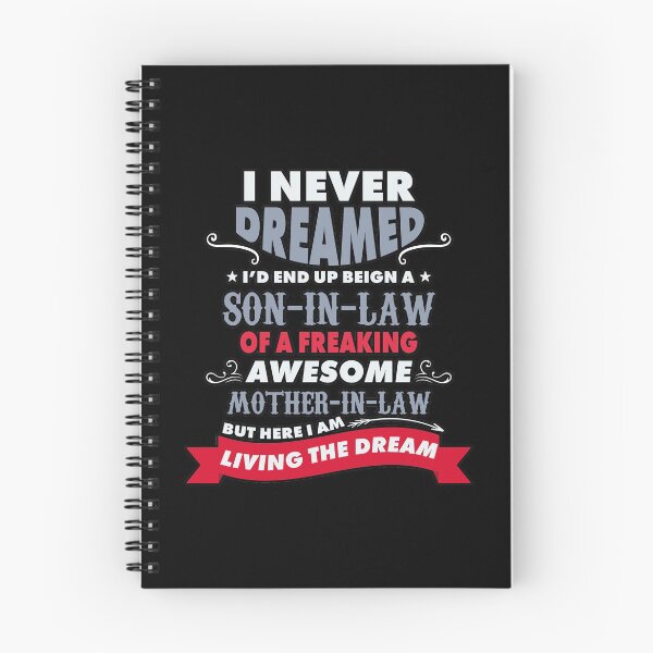 Item preview, funny quotes on mother in law I Never Dreamed son in law designed and sold by tinypurpleland.