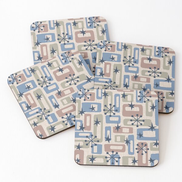 Item preview, Colorful Retro Mid Century Modern Solar Squares 628 designed and sold by tonymagnerart.