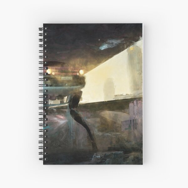 Mixed Art Hunter Spiral Notebook