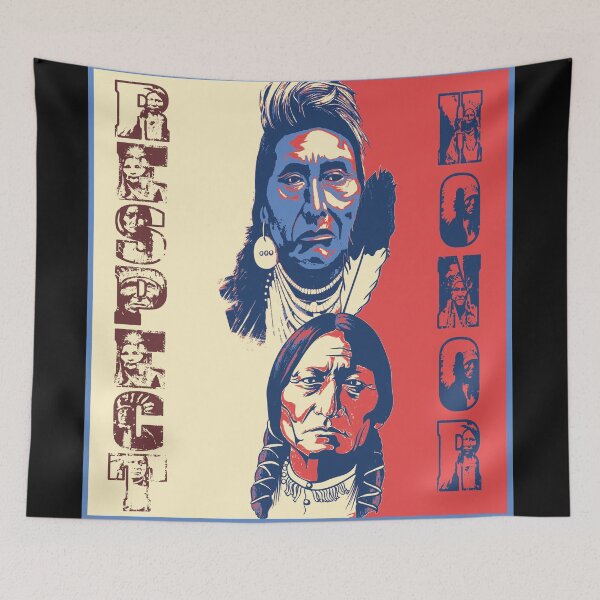 Item preview, NATIVE AMERICAN CHIEFS-RESPECT AND HONOR designed and sold by nativeStor.