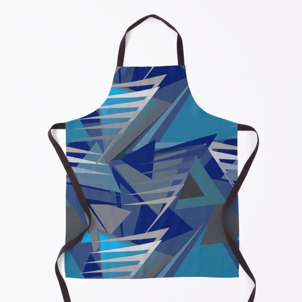 Item preview, Abstract avant-garde ornament in blue designed and sold by Nata-V.