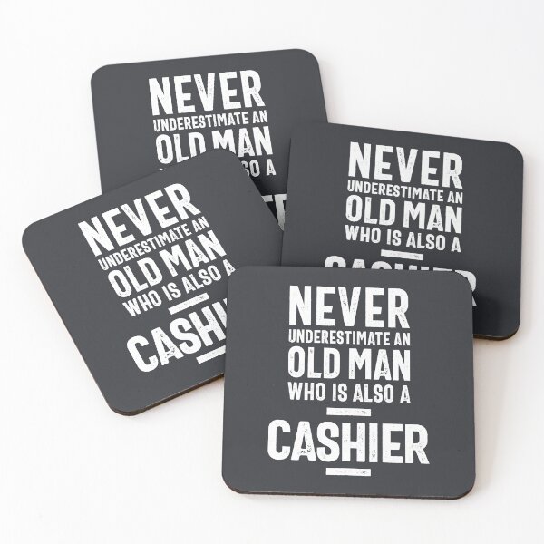 Item preview, Mens Never Underestimate an Old Man Who is Aso a Cashier designed and sold by cidolopez.