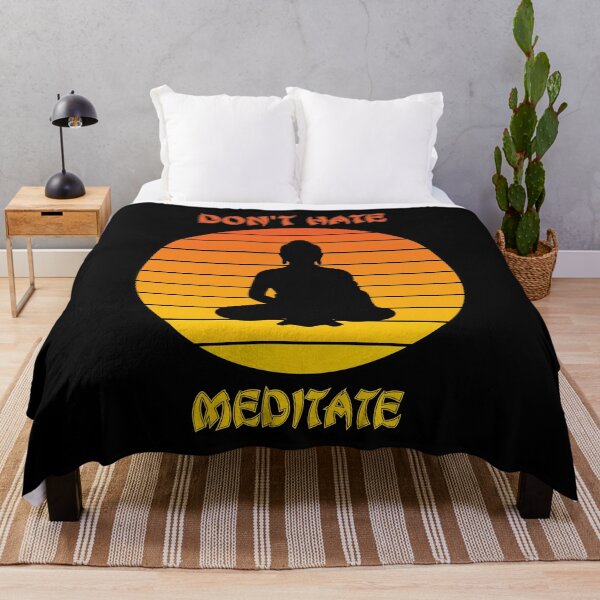 Item preview, Don't hate meditate designed and sold by Keno185.