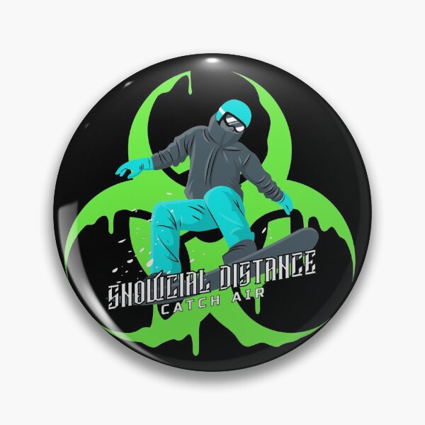 Item preview, Snowcial Distancing Catch Air designed and sold by Coder-T.