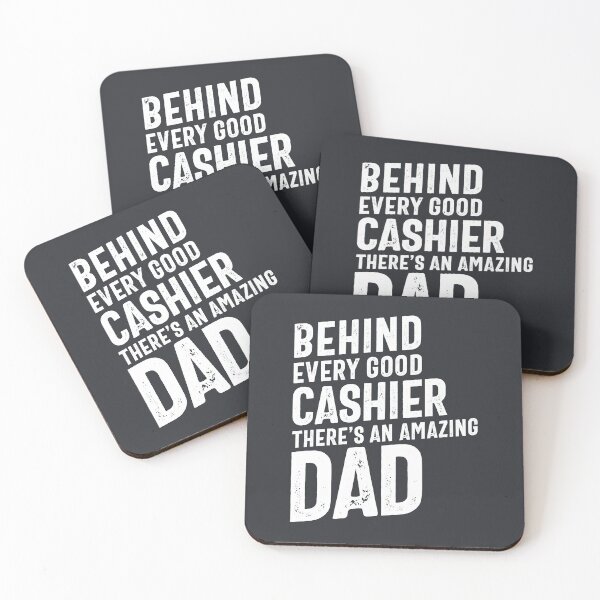 Item preview, Behind Every Good Cashier There's an Amazing Dad designed and sold by cidolopez.
