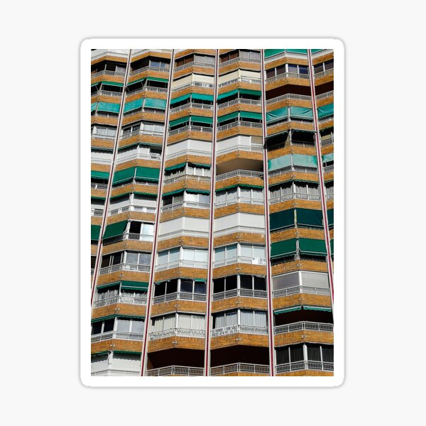 Benidorm apartments Sticker