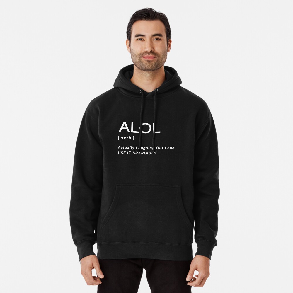 ALOL LOL verb abbreviation Sticker for Sale by Six Deers