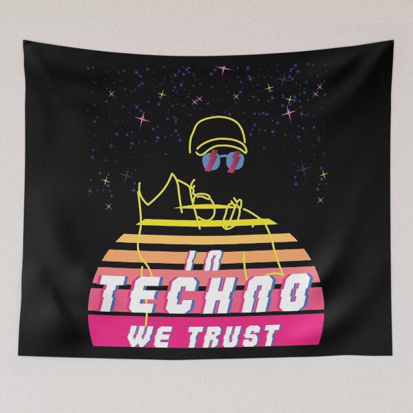 Item preview, IN TECHNO WE TRUST designed and sold by noahs-shop.