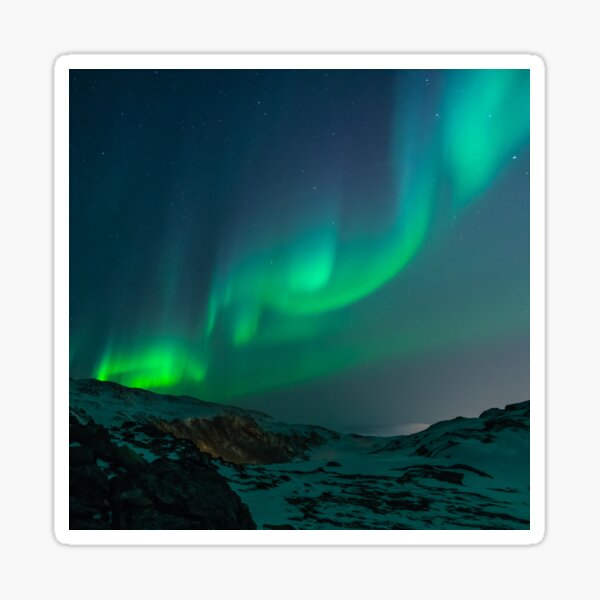 "Northern lights" Sticker by aura2021 Redbubble