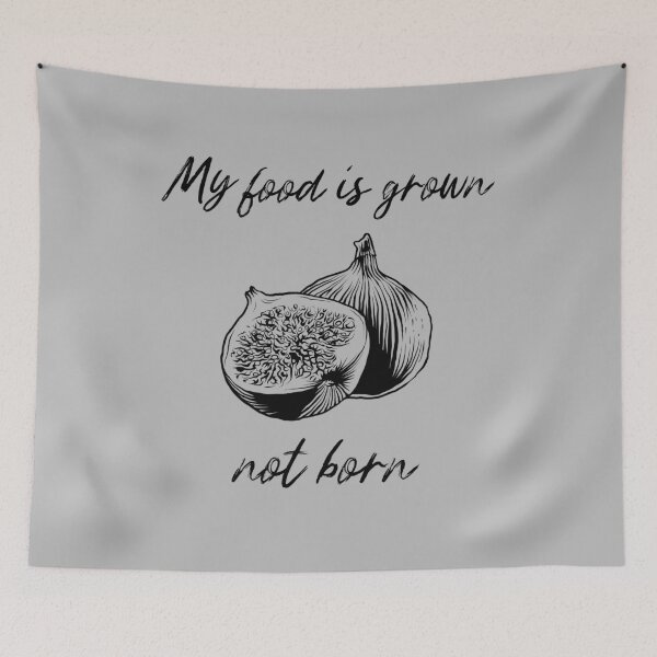 Item preview, My Food Is Grown Not Born designed and sold by betterlifeisveg.