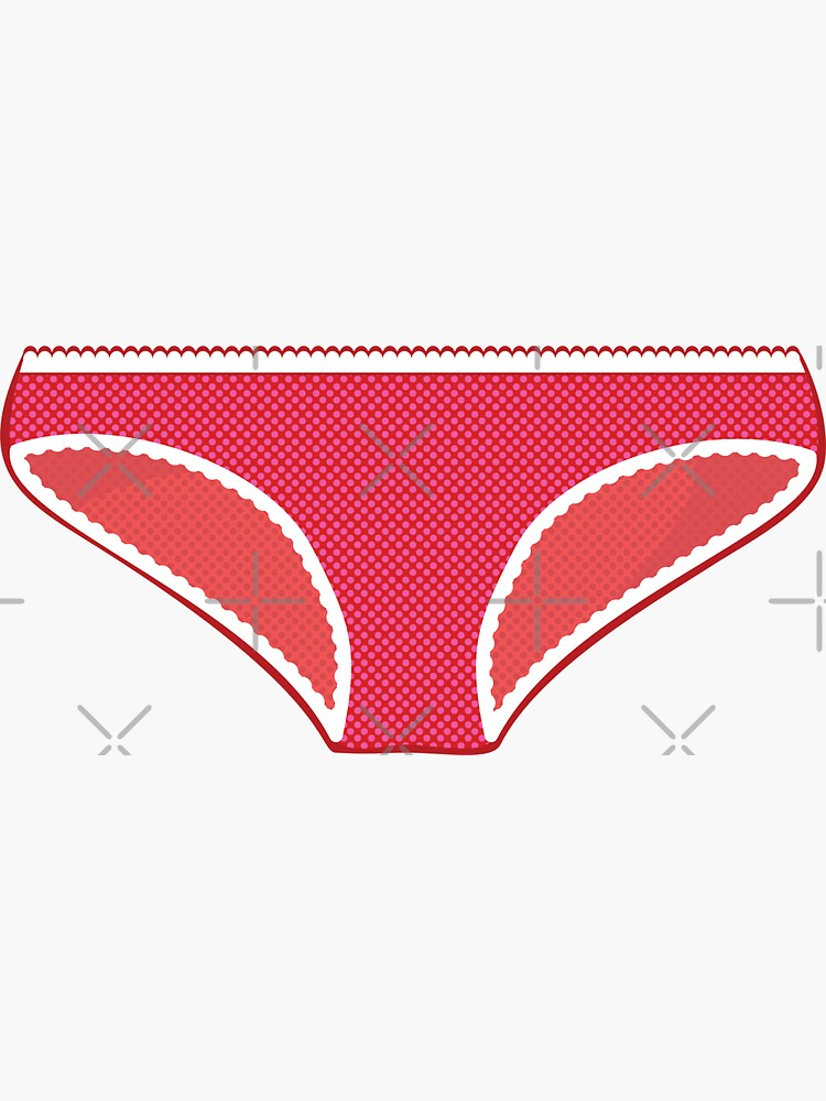 Ladies Knickers Womens Underwear Sticker for Sale by hixonhouse