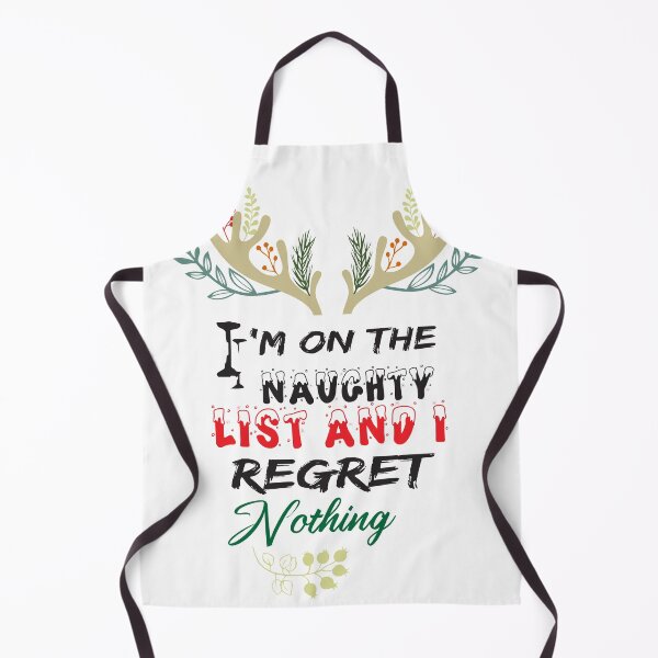 Item preview, I'm On The Naughty List And I Regret Nothing Funny Christmas T-Shirt designed and sold by bilalhamil12.