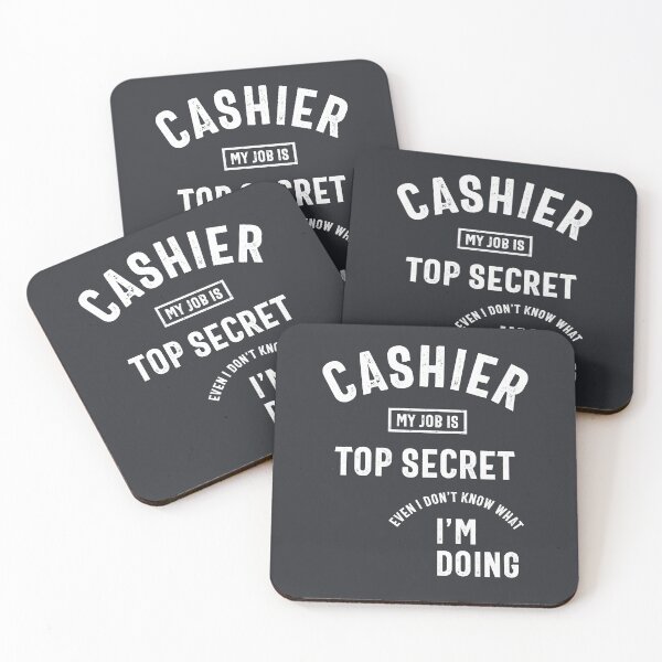 Item preview, Funny Cashier T-Shirt My Job Is Top Secret designed and sold by cidolopez.