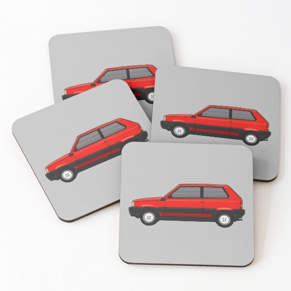 Item preview, Fiat panda red designed and sold by Milanicole.