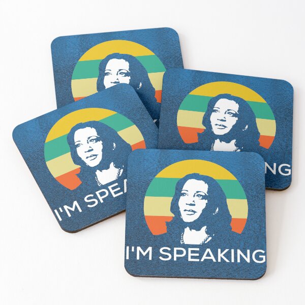 Item preview, Kamala Harris I'm Speaking-2 designed and sold by WoodburyLake.