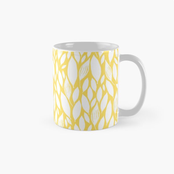 Item preview, A Yellow and White Leaves Pattern designed and sold by The Merch.