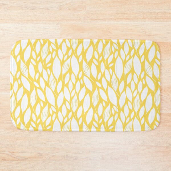 Item preview, A Yellow and White Leaves Pattern designed and sold by The Merch.