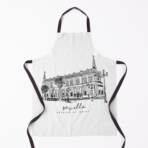 Item preview, SEVILLA - SEVILLE - ARCHIVO DE INDIAS - MINIMALIST - HANDMADE DRAWING designed and sold by Tropical Blood.