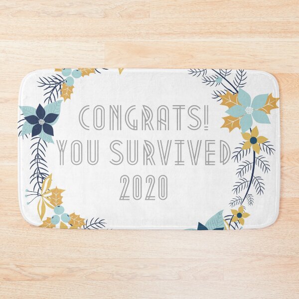 Item preview, I Survived 2020 Pandemic - Funny 2020 Christmas Quarantined Christmas Wreath  designed and sold by Irelene.
