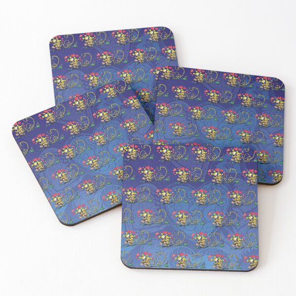 Item preview, Marsupilami in love / Dark blue / Pattern designed and sold by Hubashop.
