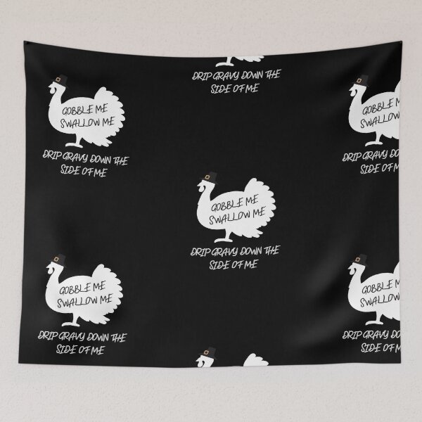 Item preview, GOBBLE ME SWALLOW ME THANKSGIVING TEE designed and sold by camelia khaled.