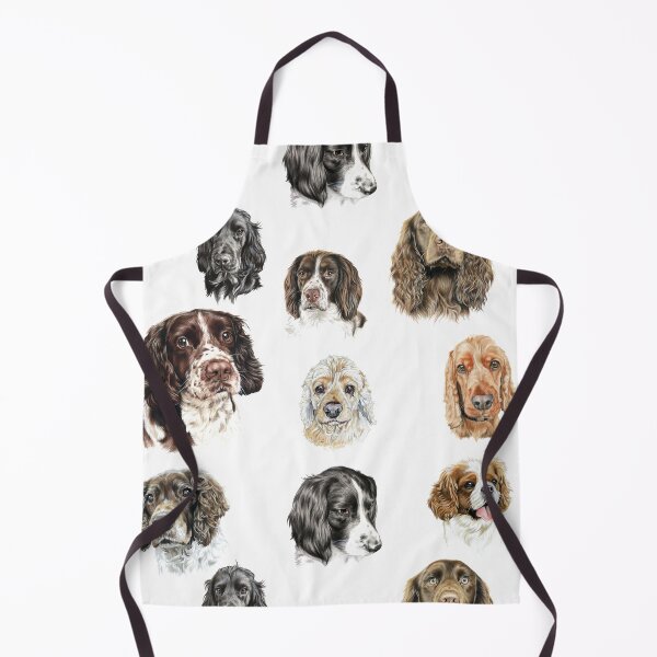 Item preview, Spaniel collage designed and sold by RozThompsonArt.