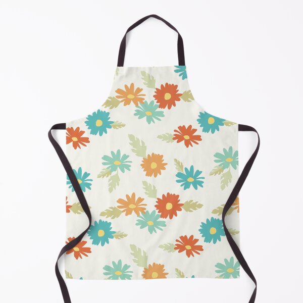 Aperçu de l'œuvre Autumn Fall Florals Repeating Pattern Print créée et vendue par LouiseFranksArt.