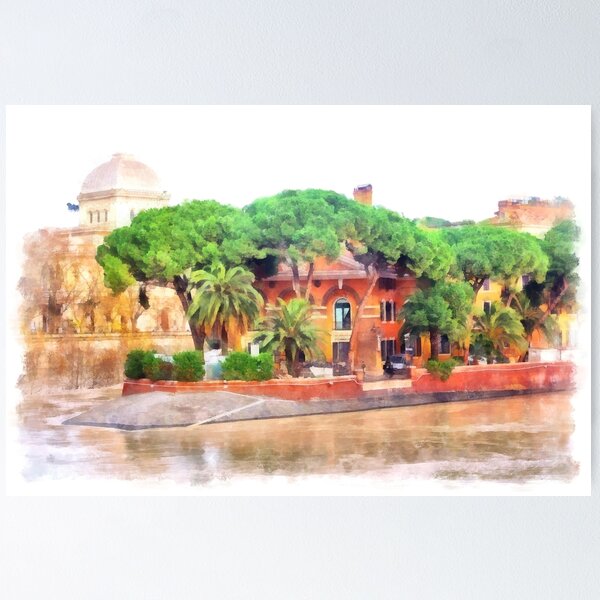 Item preview, Rome: Tiber River Tiber island designed and sold by Giuseppe Cocco.