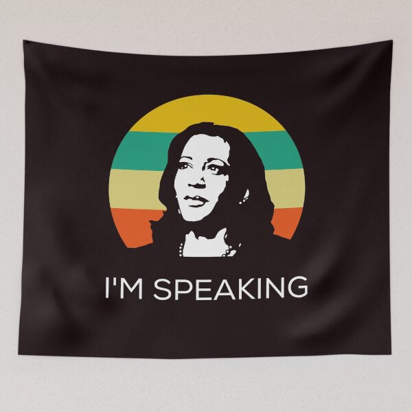 Item preview, Kamala Harris I'm Speaking-4 designed and sold by WoodburyLake.