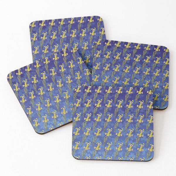 Item preview, Marsupilami spring / Dark blue / Pattern designed and sold by Hubashop.