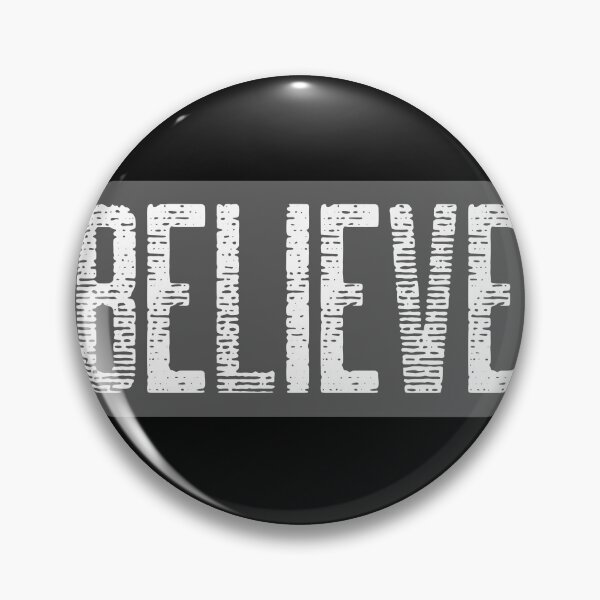 Item preview, BELIEVE. Text only design. White text. Grunge. Distressed. Capitals. designed and sold by JellyBeenzz.