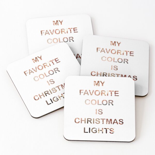 Item preview, My Favorite Color is Christmas Lights designed and sold by LLL Photo.