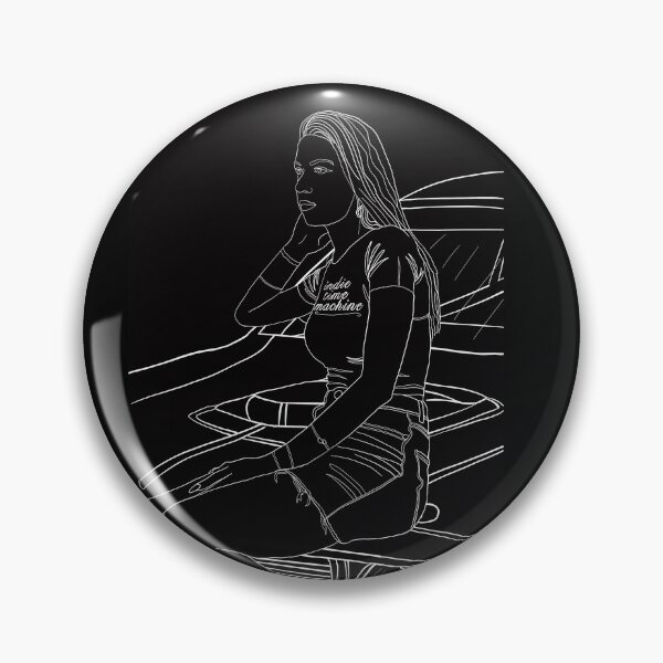 Item preview, Beautiful Woman resting on hood of car  designed and sold by InidieTM.