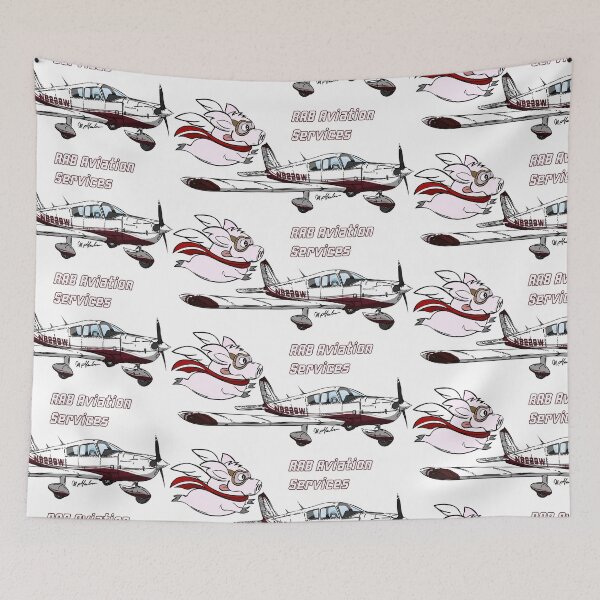 Item preview, RAB aviation Services N8229W Flying Pig designed and sold by Michael Garber.