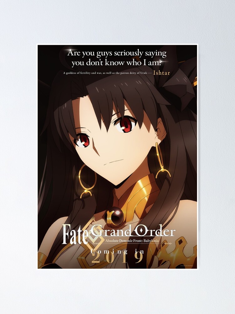 Ishtar Fate Grand Order Poster By Neorca1 Redbubble